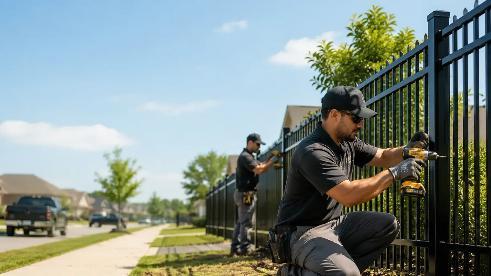 Metal Fence Installation in Nashville, IL